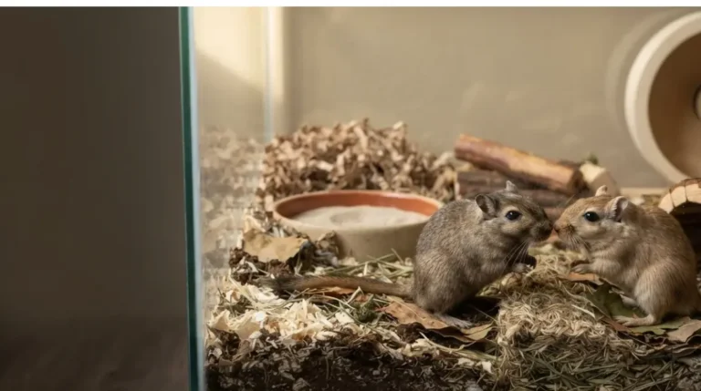 Can Gerbils Live Alone: Two Mongolian gerbils living peacefully together